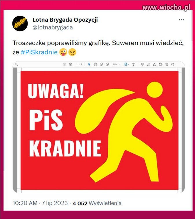 Za pełną aprobatą swoich wyborców...