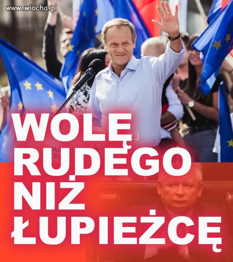 Nazywając Tuska "ryżym", prezes 