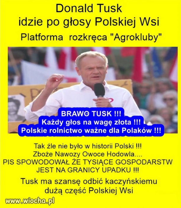 Mądry rolnik wybierze fachowców żeby postawili rolnictwo na nogi