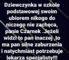 Dziewczynki szkolnym strojem nie powinny prowokować chłopców.