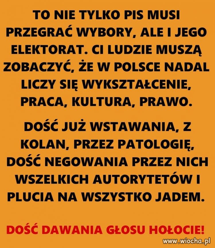 Tak musi być!