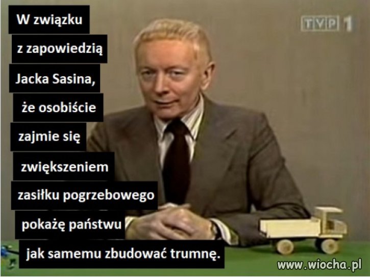 Wiadomo, że jak Sasin czymś się zajmie...