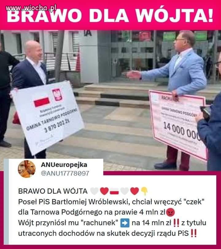 Tak powinni się zachować wszyscy włodarze miast.