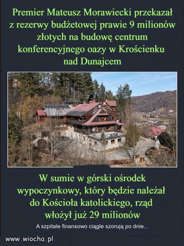 Wybory nadchodza, trzeba odpalic dzialke za poparcie z ambony!