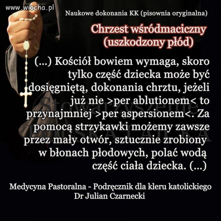 Chrzest powinien być dozwolony