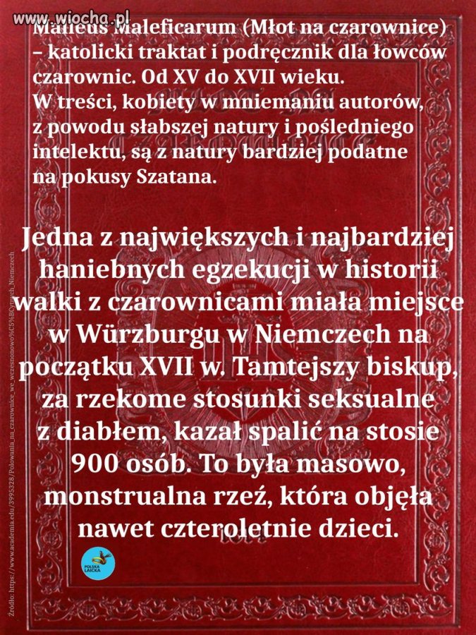 "Podpalano im ciała, miażdżono członki. Polowanie na czarownice - legalna zbrodnia" 