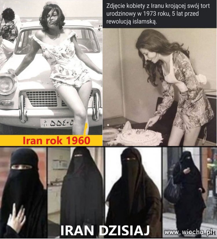 Iran rok 1960 i teraz 