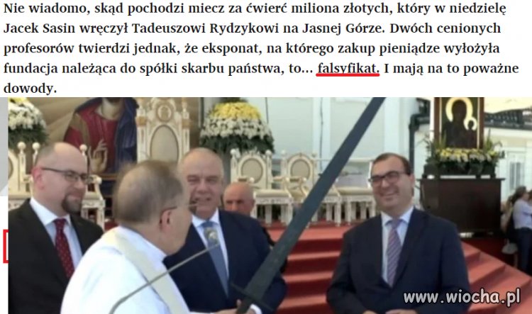 Wiadomo, sasin kupował
