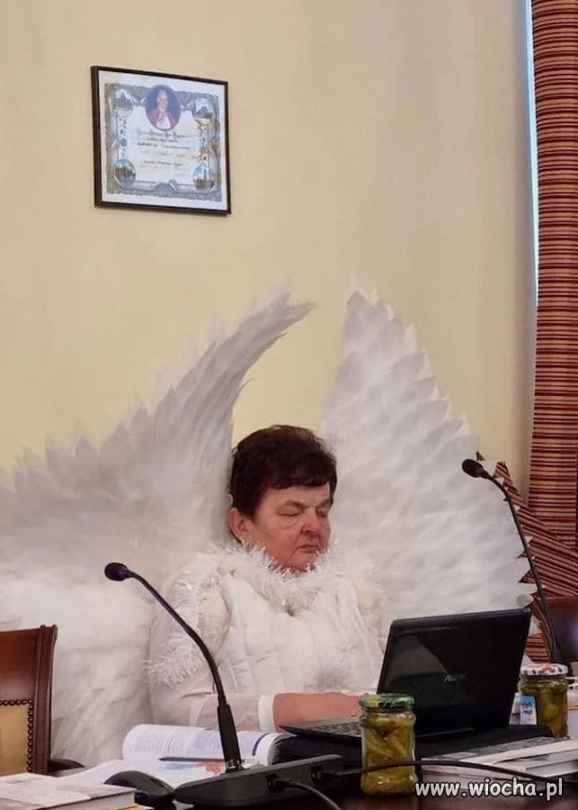 Tak pewnie wygląda mój anioł stróż