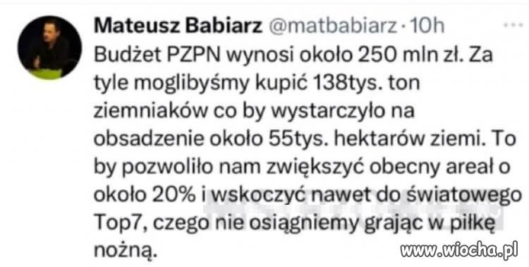 Przynajmniej jakaś korzyść