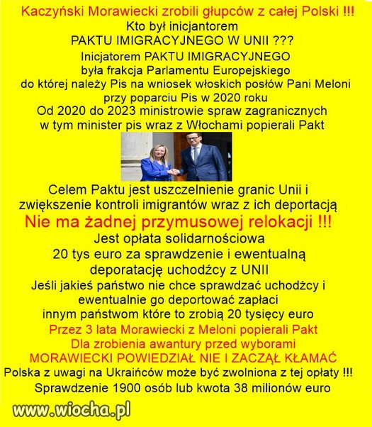 Tak wygląda europejska polityka dzbanów PiSu...