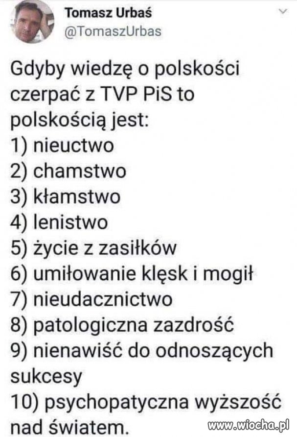 Dekalog PiSowskich wartości.