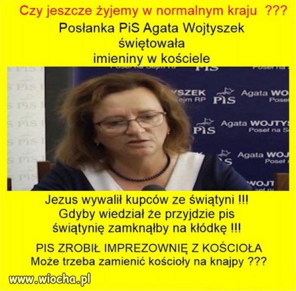 Imieniny w kościele…widzisz i nie grzmisz.