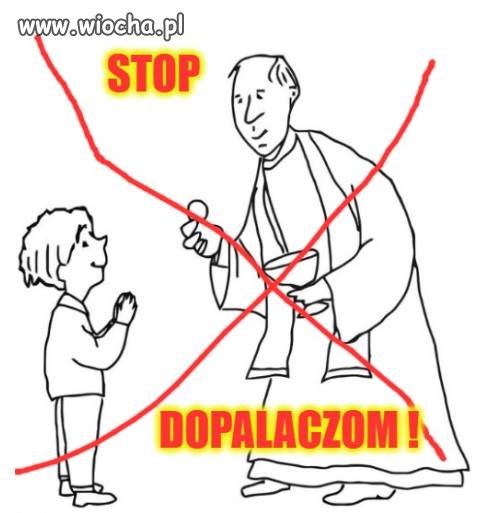 Dają Ci jakiś biały preparat. 