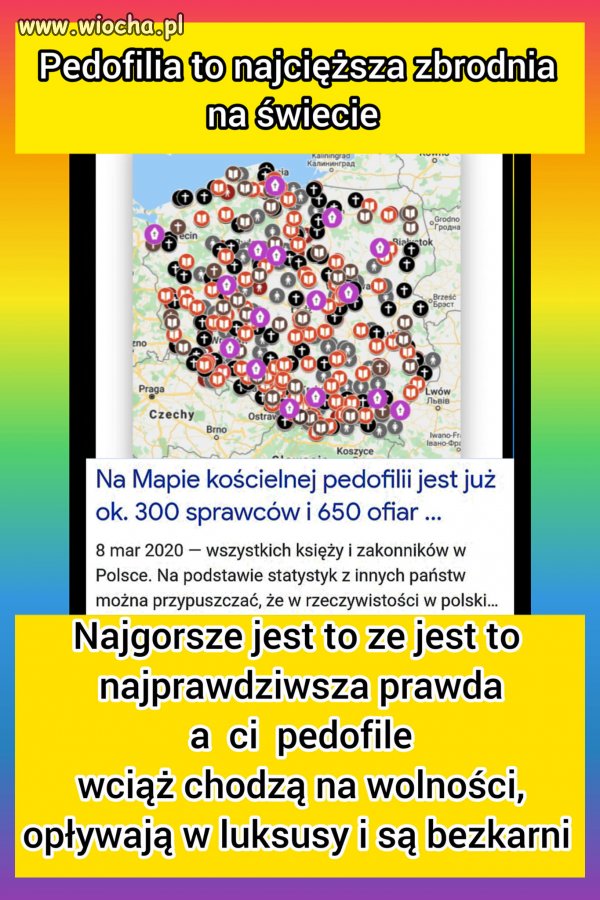 Statystyki z krajów które uporały się z problemem mówią o ok 5 proc pedofilów wśród klechów