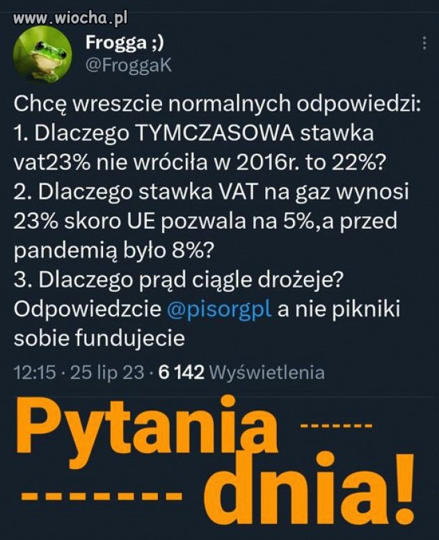 Pytanie dnia