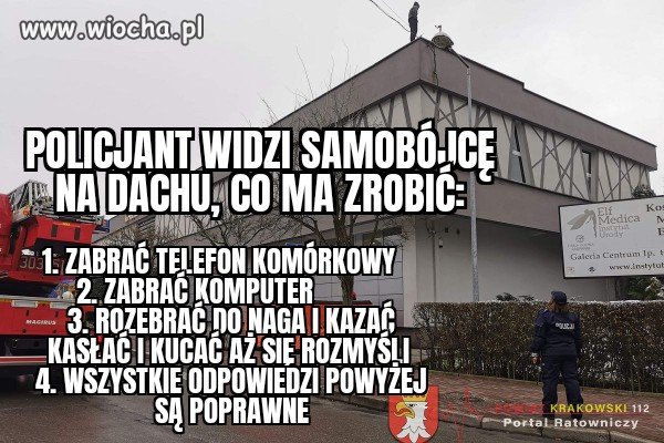Nowe wytyczne w postępowaniu z samobójcami...