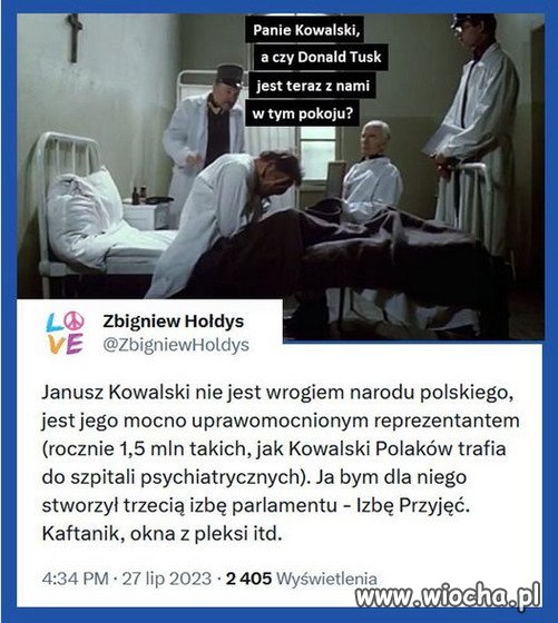 PiS miał największe poparcie w szpitalach psychiatrycznych!
