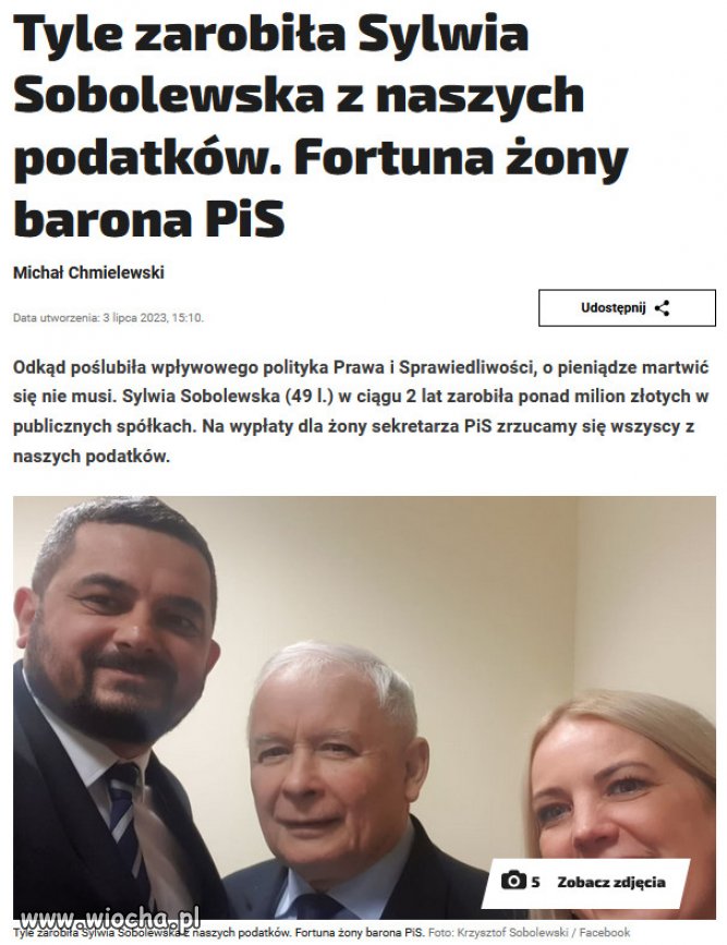 Żreć i żyć! Tłuste koty Kaczyńskiego... 