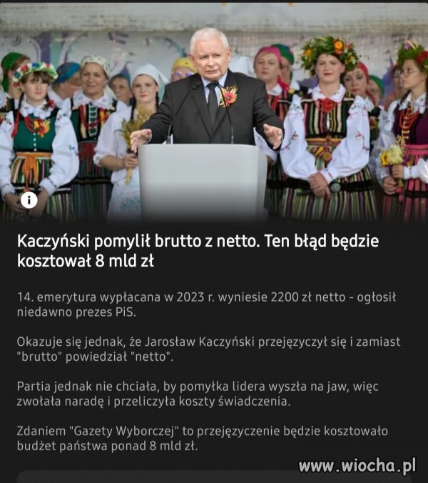 Co tam jakieś 8 mld. dla kaczora 
