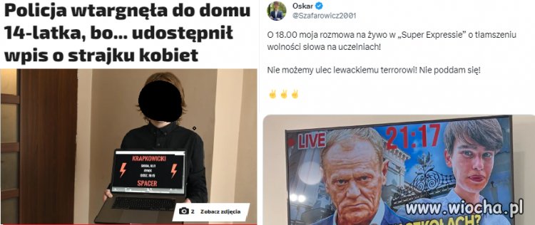 Co to Oskarek wypisuje o tłamszeniu wolności?