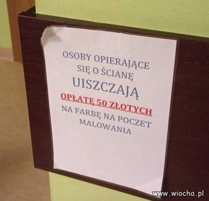 Nie ma nic za darmo