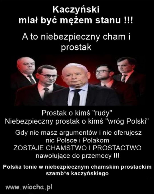 Dlatego Jaro ma poparcie sobie podobnych...