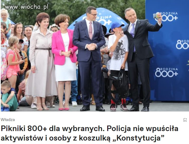 Pikniki organizowane za pieniądze nas wszystkich