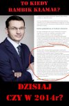 To kiedy bambik kłamał?