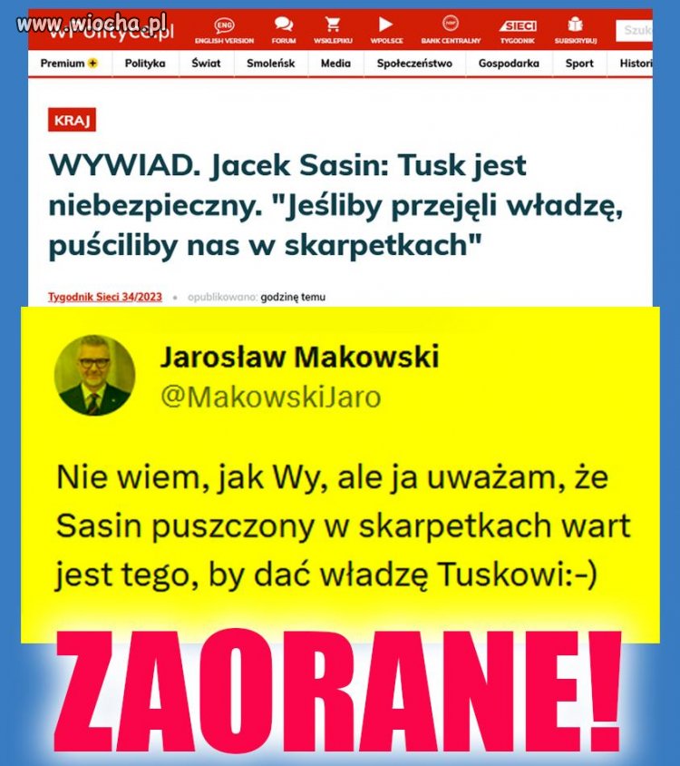 A bym im nawet skarpetek nie zostawiła