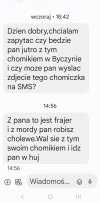 Karyna niezadowolona z opóźnienia  