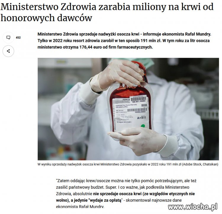 PiS kradnie co popadnie...nie tylko lasy ale i krew!
