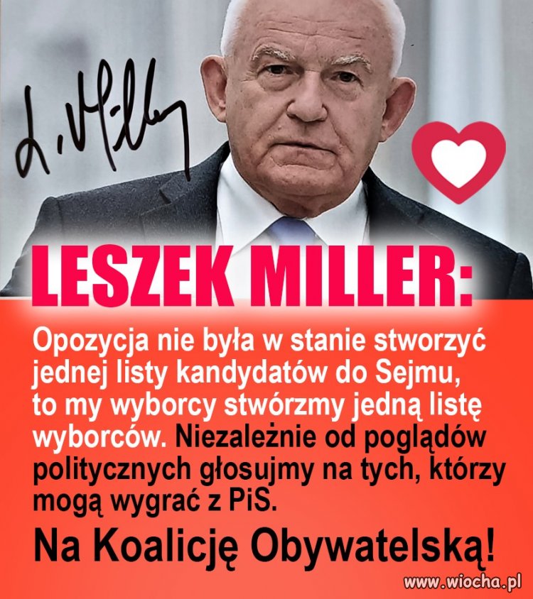 Ma całkowitą rację. Trzeba głosować na tych, 