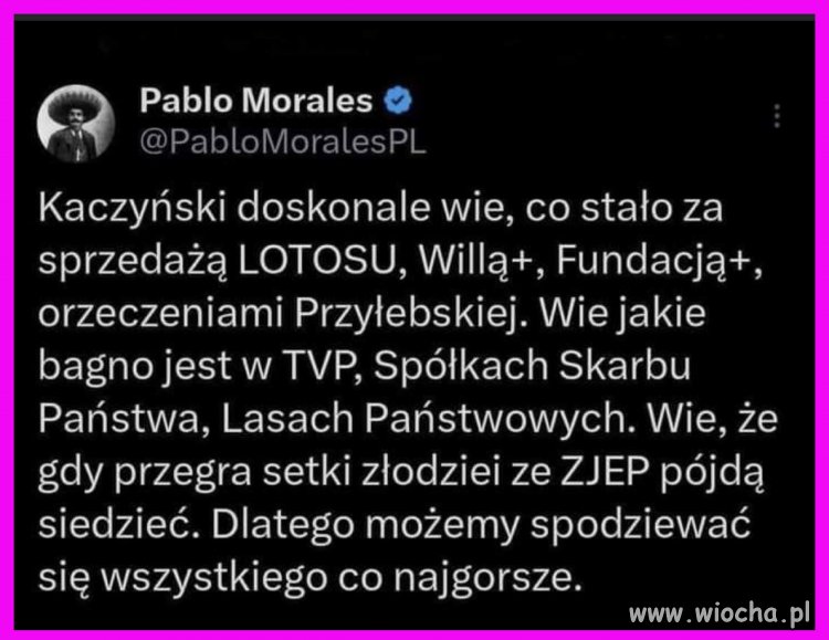 Tego się właśnie obawiam!