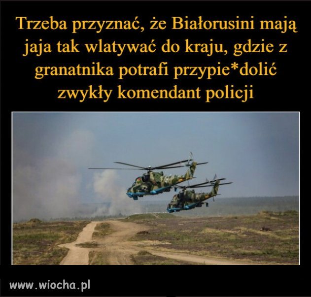 Ten obermilicjant jest taki mocny tylko u siebie w biurze