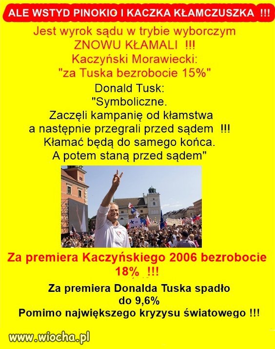 Kłamstwa, złodziejstwo, szczucie na Tuska, to program PiSu!
