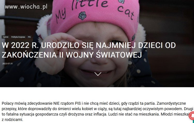 Polki mają dość. Coraz trudniej mieć dzieci za rządów PiSu!