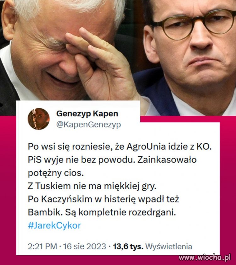 Już niedługo panie i panowie z PiSu pozdrawiam serdecznie!!!