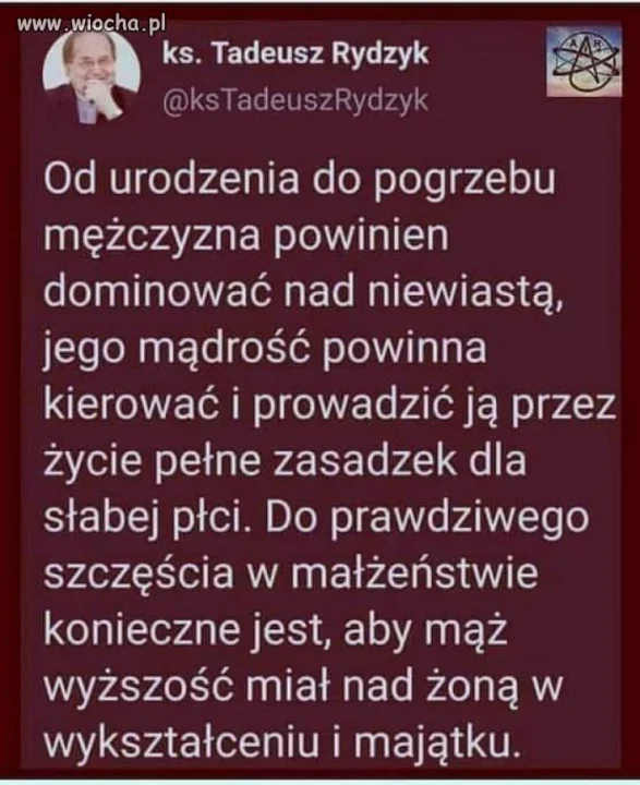 I łomot sprawiał, bo jest silniejszy?