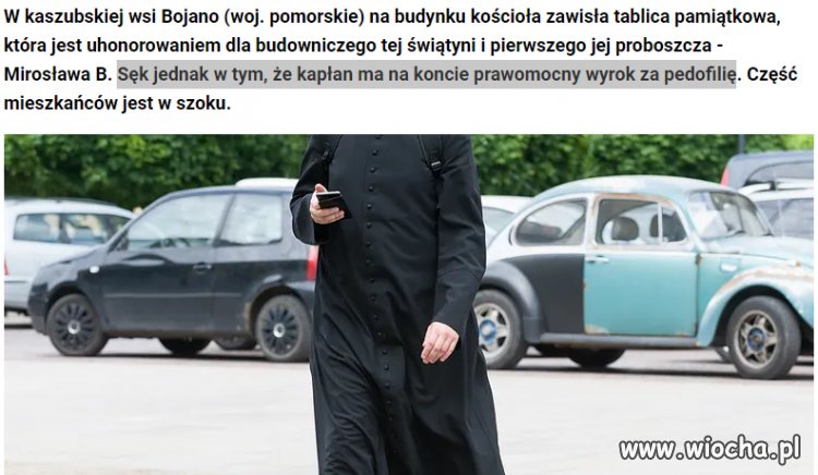 Nie ważne że pedofil