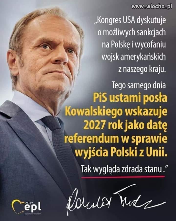 To jest zdrada stanu!!!