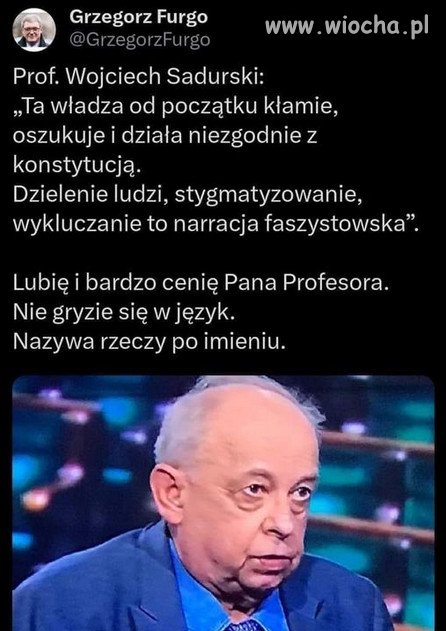 To, co mówi profesor, to jest przerażające, ale to prawda