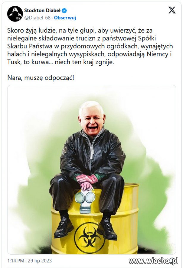 Nielegalne składowiska to wina PiS!