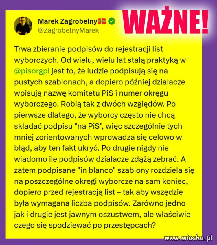 I nie ma na to prawa?  Przecież to jest jawne fałszerstwo!