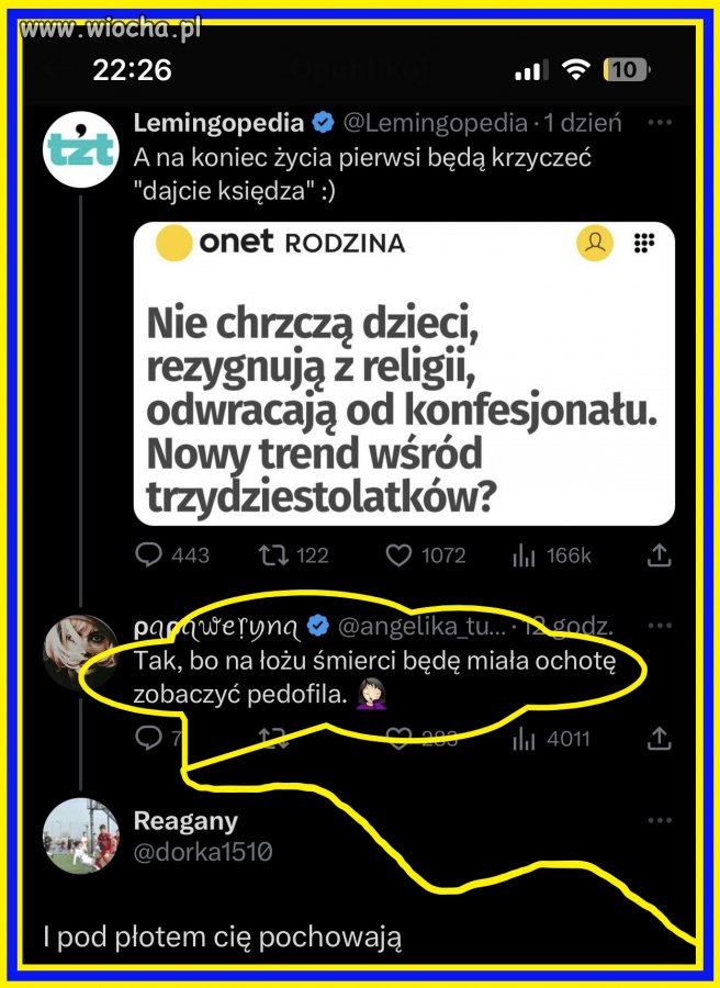 W XXI wieku ludzie nadal wierzą w diabła z rogami, piekło ze smołą 