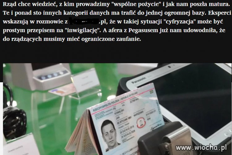 Baza danych pacjentów to dla pisu za mało
