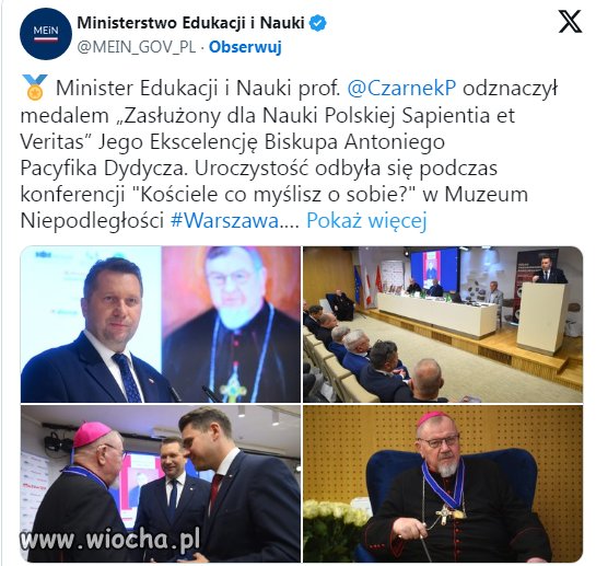 Dla Czarnka teologia najważniejszą z nauk