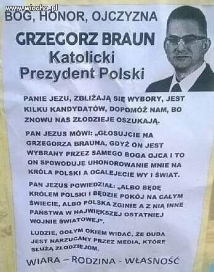 Zawsze takiego typa pytajcie o list uwierzytelniający. 