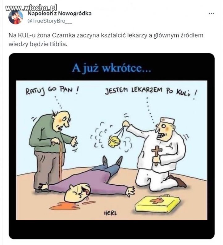 Podobno Mentzen będzie tam wykładał medycynę ludową. 