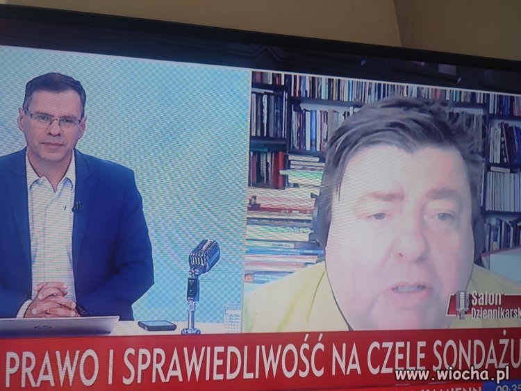 Po lewej propagandysta po prawej tłusty świniak 